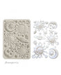 Molde STAMPERIA silicona A5 Sun and Moon 1