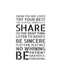 Stencil CADENCE 21X30cm LETRAS SHARE 1