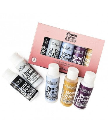 Adhesivos decoupage multiusos Cadence Magic Bond & Seal set 1