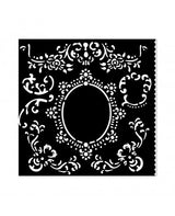 STENCIL Stamperia 18x18cm House of Roses Border with Frame 1
