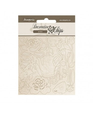 CHIPS Stamperia House of Roses Roses 1
