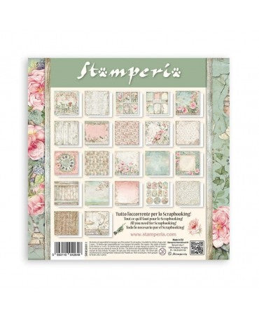 COLECCIÓN 20X20 STAMPERIA MAXI PAD House of Roses 22 hojas 2