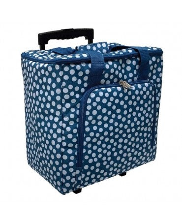 MALETA CARRITO RUEDAS Azul 45x25x37cm 1