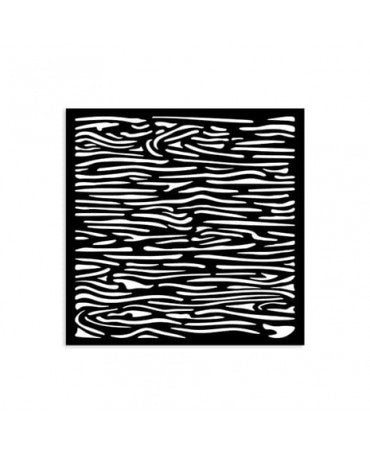 STENCIL Stamperia 12x12 cm Silent Sea Wood Pattern 1