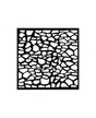 STENCIL Stamperia 12x12 cm Silent Sea Stones Pattern 1