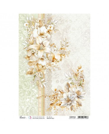 Papel Arroz CIAO BELLA A4 Lilies in verse 1