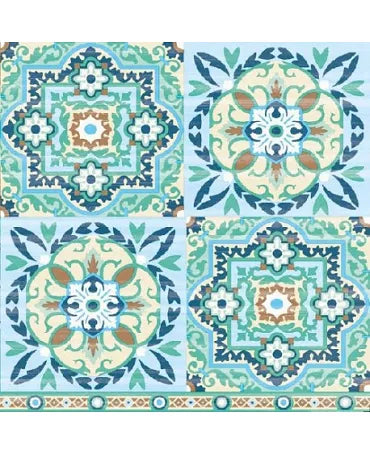 Servilletas AZULEJOS 2 1
