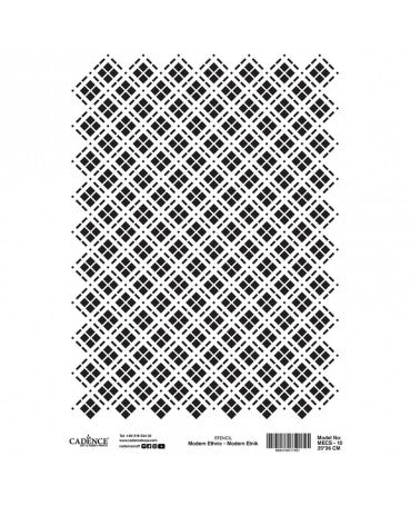 Stencil CADENCE 25x36cm MODERN ETHNIC MECS10 1