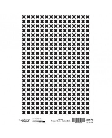 Stencil CADENCE 25x36cm MODERN ETHNIC MECS04 1