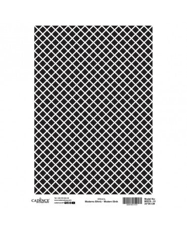 Stencil CADENCE 25x36cm MODERN ETHNIC MECS01 1