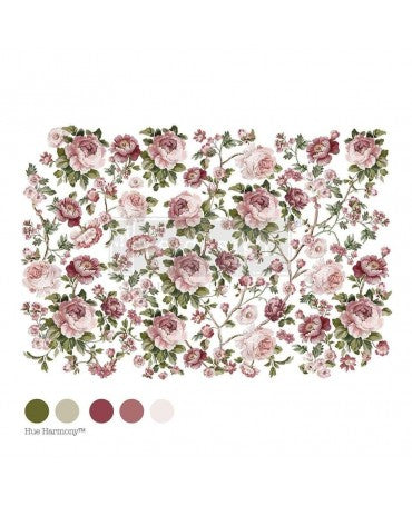 Transfer Rub On PRIMA Blushing Blooms Symphony 60x90 cm 1