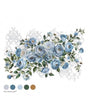 Transfer Rub On PRIMA Azure Blossom 60x90 cm 1