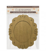 Madera Silueta DM stamperia Timeless Frame 1