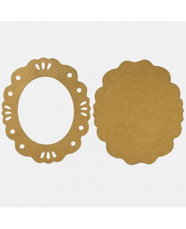 Madera Silueta DM stamperia Timeless Frame 2