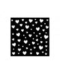 STENCIL Stamperia 12x12 cm Timeless Hearts 1