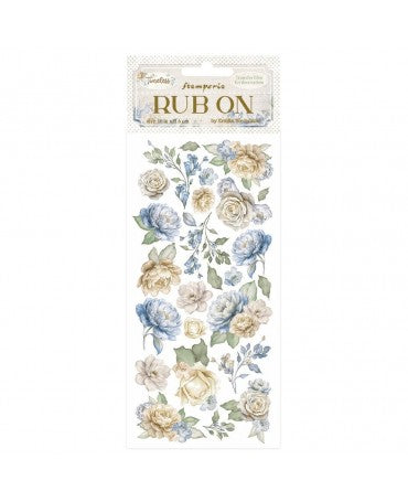 Transfer Rub On STAMPERIA Timeless Flowers 1