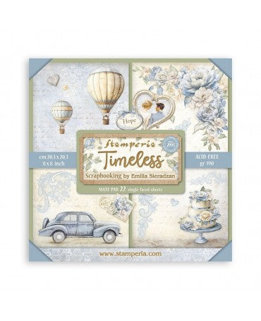 COLECCIÓN 20X20 STAMPERIA MAXI PAD Timeless 22 hojas 1
