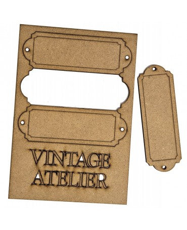 Madera Dm 3 Carteles Vintage Atelier 1