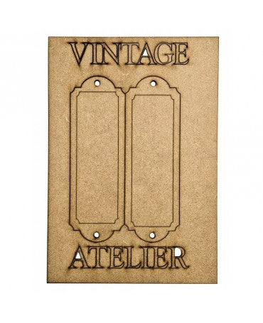 Madera Dm Conjunto 2 carteles VINTAGE ATELIER 1