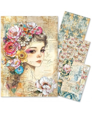 Papel Arroz CIAO BELLA pack 4 ud A4 Quintessential 1
