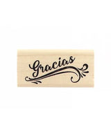 Sello de Madera GRACIAS 3x6 cm 1