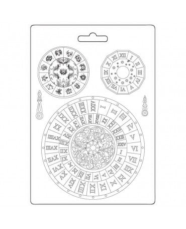 Molde Stamperia A5 Venice City of Art Clocks 1
