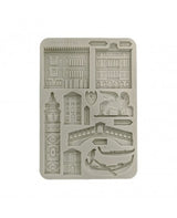 Molde STAMPERIA silicona A5 Venice City of Art Monuments 1