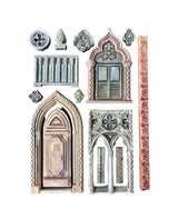 Molde STAMPERIA silicona A5 Venice City of Art Architecture 2