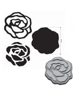 Madera Silueta DM stamperia Venice City of Art Roses 2