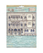Papel arroz Stamperia A4 (6UD) Venice City of Art 1