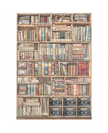 Papel arroz Stamperia A4 Venice City of Art Books 1