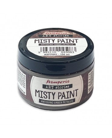 Pintura Metallic MISTY PAINT Stamperia Antiquing Umber 1
