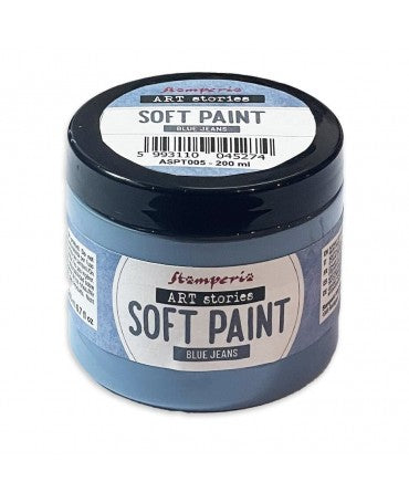 Pintura Soft Paint STAMPERIA Blue Jeans 200ml 1