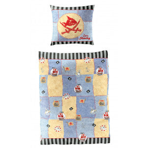 Funda edredon y cojin capitan sharky spiegelburg 1
