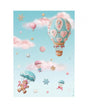 Papel arroz Stamperia A4 CANDY CHRISTMAS globos aeroestaticos 1