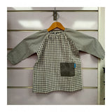 Bata escolar goma vichy gris t-2 micumacu 1