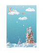 Papel arroz Stamperia A4 CANDY CHRISTMAS casas de mazapán 1