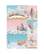 Papel arroz Stamperia A4 CANDY CHRISTMAS cartas 1