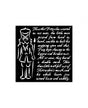 STENCIL Stamperia 12x12 cm ALICE IN CHRISTMAS soldadito 1