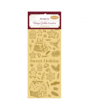 Transfer Rub On STAMPERIA ALICE IN CHRISTMAS sweet holiday 1