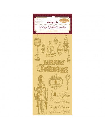 Transfer Rub On STAMPERIA ALICE IN CHRISTMAS merry CHRISTMAS 1