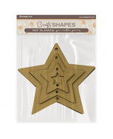 Madera Silueta DM stamperia OWL´S HOUSE Estrellas 1