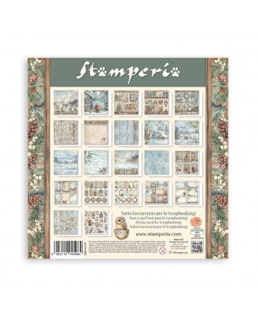 COLECCIÓN 30X30 STAMPERIA MAXI PAD OWL´S HOUSE 22 Hojas 2
