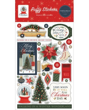 Stickers PUFFY CARTA BELLA Christmas In The City 1