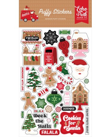 Stickers PUFFY ECHO PARK Santa's Christmas 1