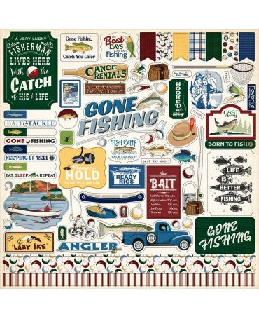 COLECCIÓN 30x30 CARTA BELLA Gone Fishing 2