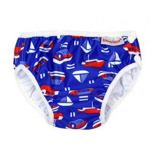 Bañador pañal azul barcos imsevimse t-s (6/8kg) 1