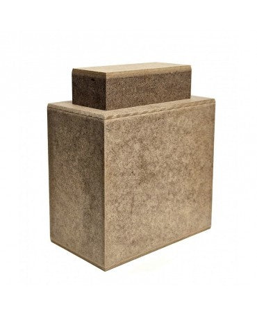 Madera jarrón TIBOR DMF 20x20x17 cm 1