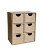 Madera Caja 6 cajones 20x20x13 cm 1