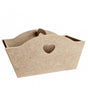Madera Cesta Grande 19x40x20 cm 1